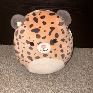 Squishmallows Leopard Plush - Tan and Brown